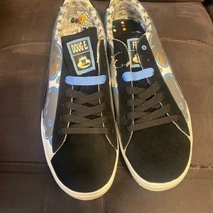 Limited edition Yo! MTV Rap Doug E. Fresh suede sneakers